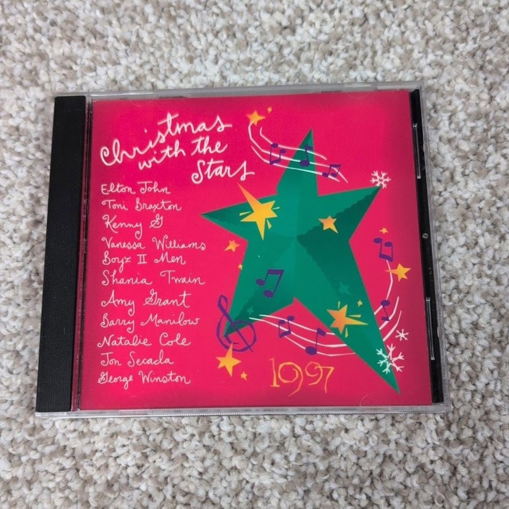 Christmas with the Stars 1997 CD Album Featuring Elton John Toni Braxton Kenny G